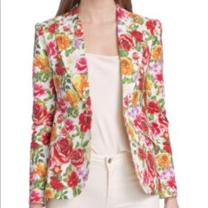 L'AGENCE Chamberlain Floral Blazer